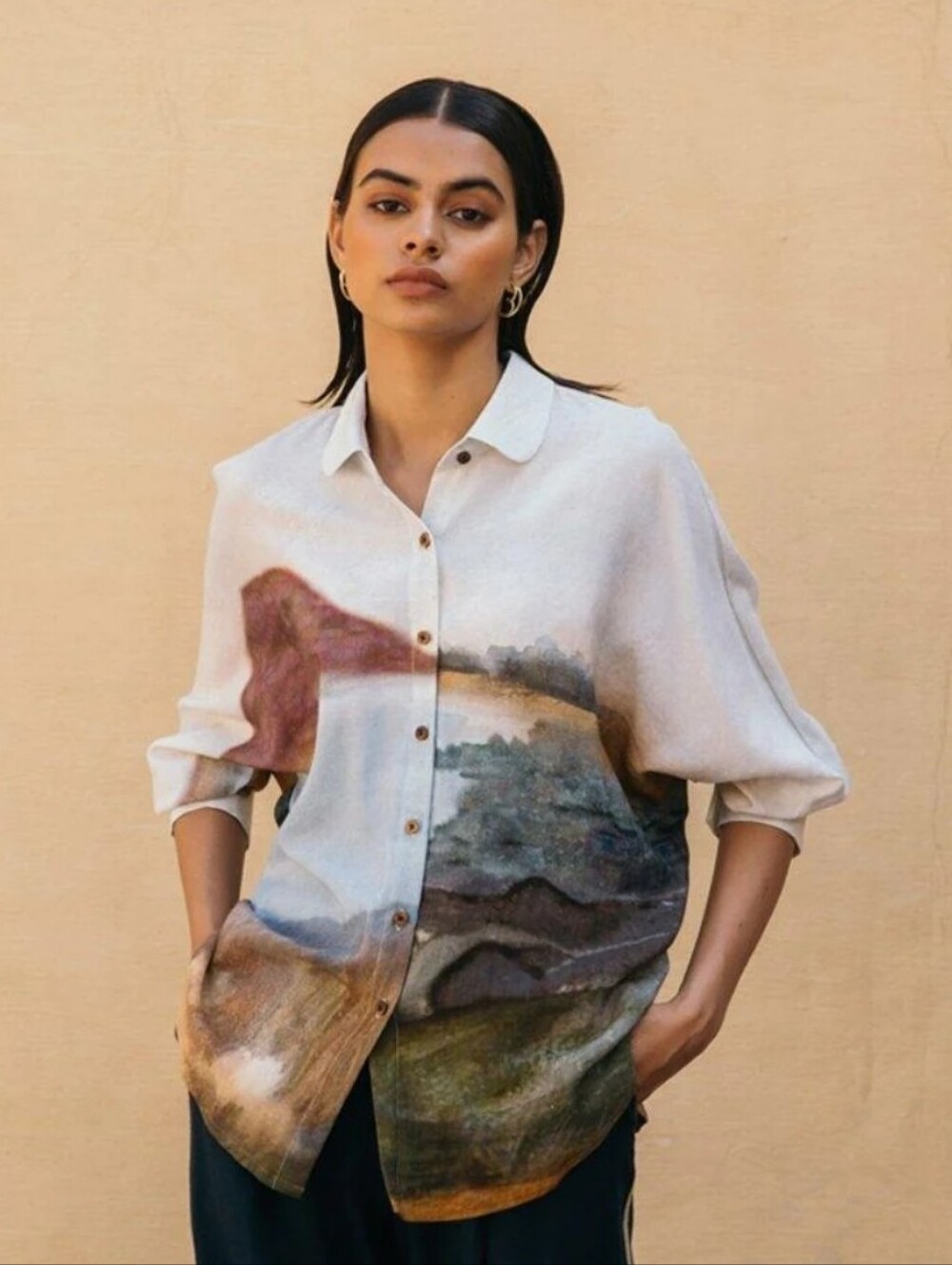 Cord Studio NEW Kiera Shirt
CANYON Painterly Button-Up Shirt